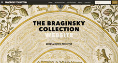 Desktop Screenshot of braginskycollection.com